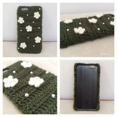 画像2: お花のモチーフ　iPhone６/６S用のカバー