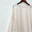 画像2: cafune（カフネ）ストレッチオーガンジー プルオーバー　 stretch organdy pullover (2)