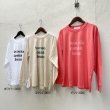 画像3: Le Melange（ル・メランジュ）コットン天竺ロングスリーブ 　ロゴプリント Tシャツ (3)