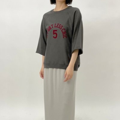 画像3: cafune（カフネ）５分袖　ラグランスリーブ　ロゴスウェットプルオーバー raglan sleeve logo sweat　