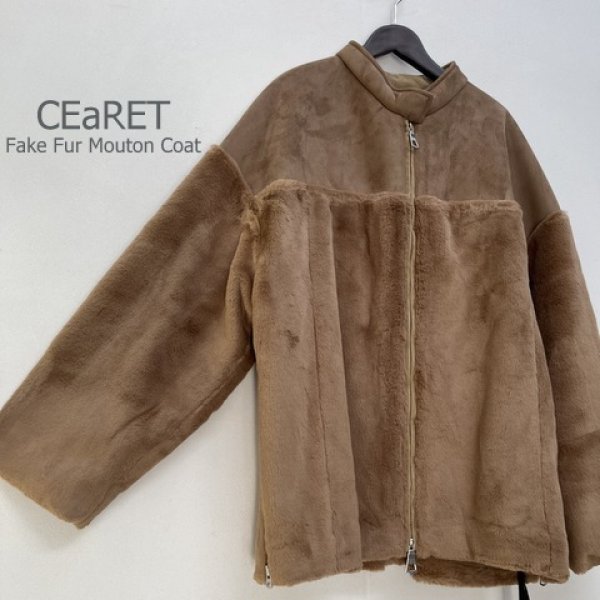 CEaRET（シーレット）フェイクファー ムートンコート 244009