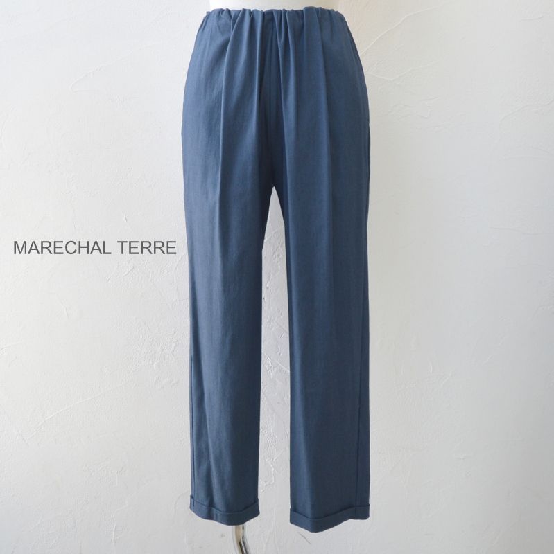 MARECHAL TERRE（マルシャル テル）ウエストギャザーテンセルパンツ