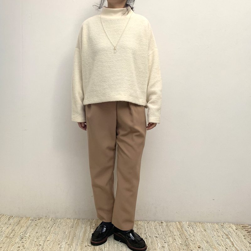 SALE30%OFF】ara ara（アラアラ）タックストレッチイージーパンツ